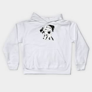 Dalmatian Stained Glass Kids Hoodie